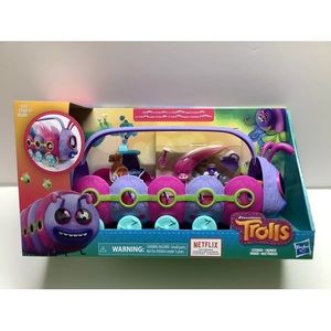 DreamWorks Trolls Caterbus Playset with Poppy 5 Figures Boombox Troll 3 in 1Book